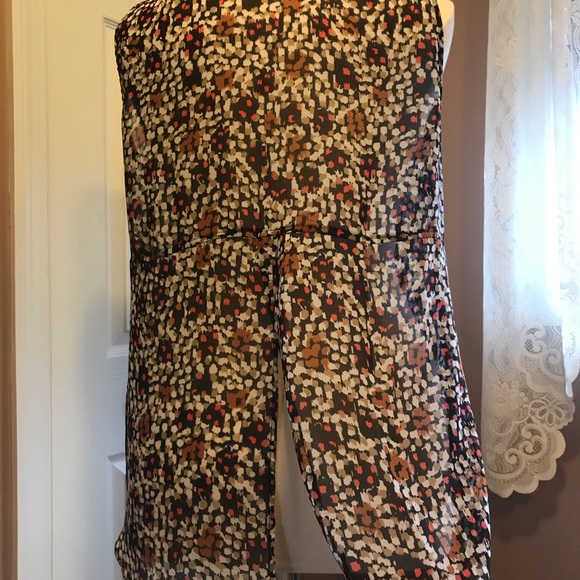 Lane Bryant sheer sleeveless blouse - Picture 2 of 5